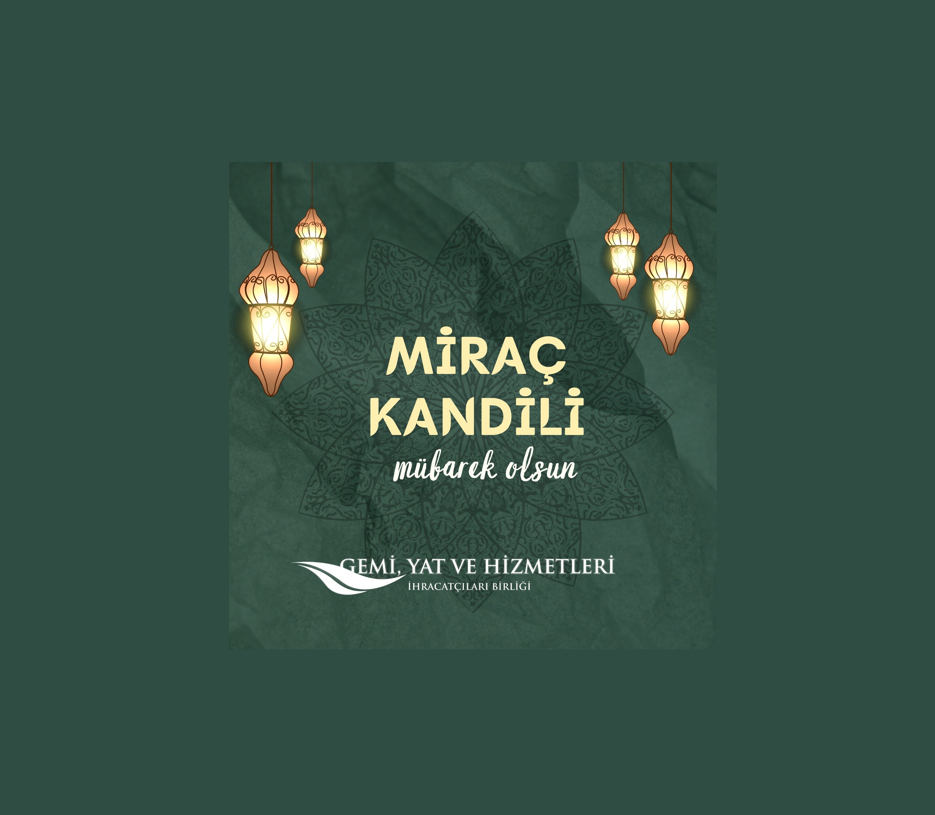 Miraç Kandili Mübarek Olsun